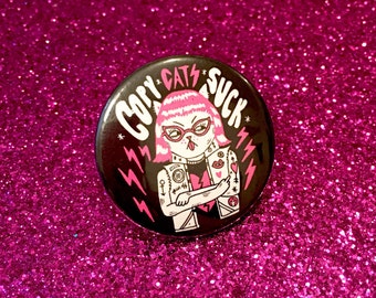 Copy Cats Suck! Button