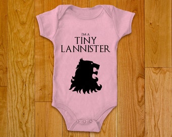Game of Thrones Baby Bodysuit, Onesie - I'm a Tiny Lannister