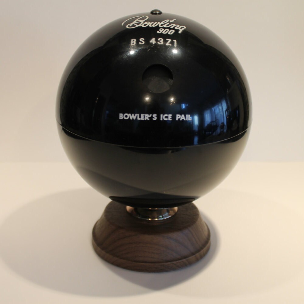 Vintage Bowling Ball Ice Bucket