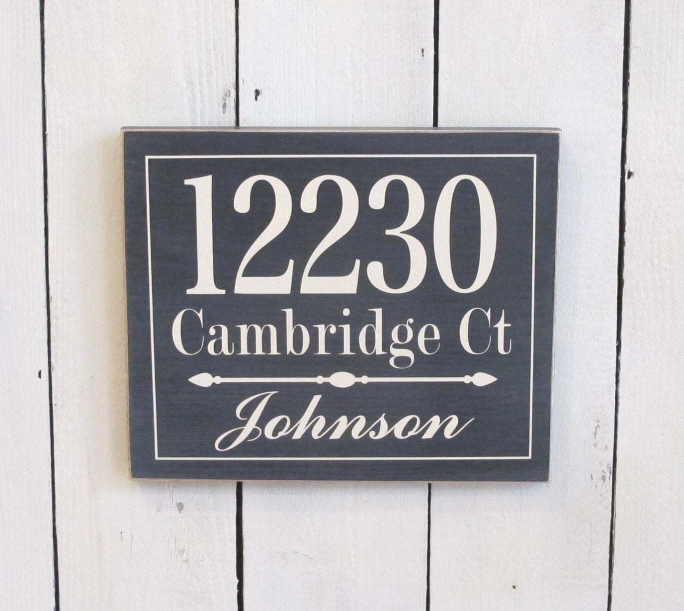Personalized Address Plaque Custom Address by CottageHouseSigns