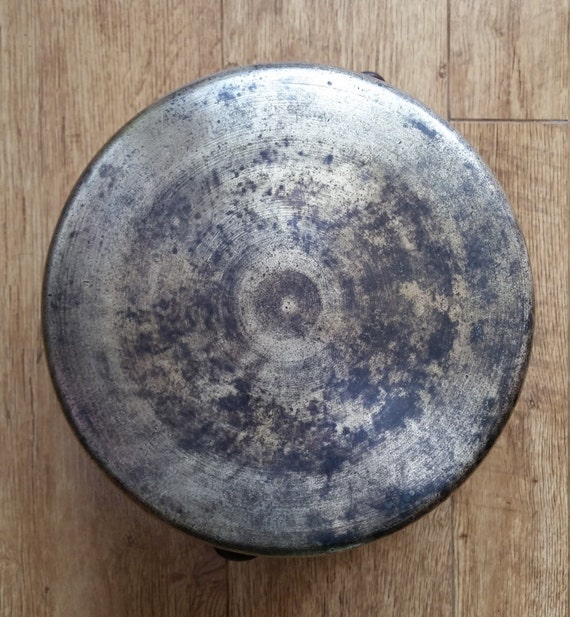 A Fantastic Antique Brass Jam Pan Large Antique Brass Jam