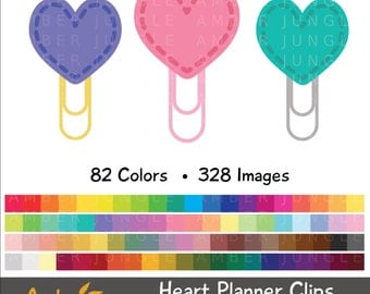 heart paper clips heart paper clips