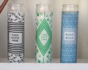 Chiquita Brujita Custom Prayer Candles