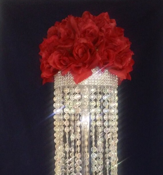 Crystal Chandelier Table Centerpiece (Limited Time Only) - wedding ...