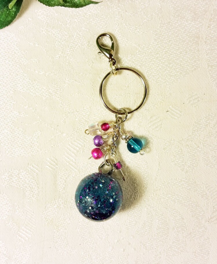 Rhinestone Keychain Key Chain Womens by DragonflysAndDreams