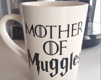 Harry Potter mug, Game of Thrones mug, Hogwarts, Muggle, Dumbledore, Ron Weasley, Harry Potter gift, Harry Potter cup