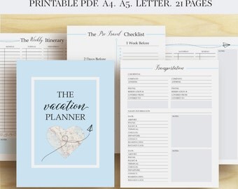 trip planner templates