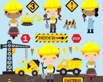 Construction clipart, Constructions Truck clipart, Construction Boy, Construction Papers, Truck clipart, Commercial License Included