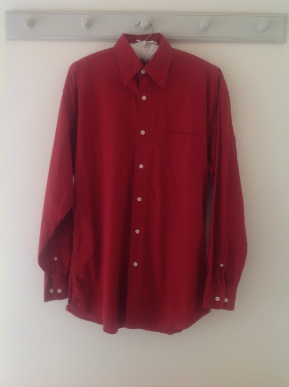 Vintage Red Mens Shirts 106
