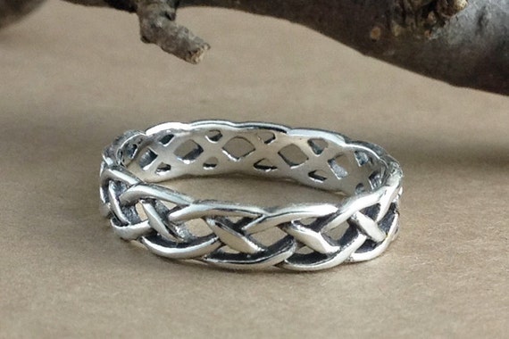 Celtic Braid RingSilver Celtic Braided BandInfinity Knot