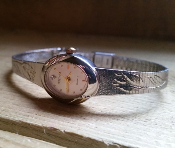 Ladies Waltham Watch. Vintage Watch. Waltham Watch. Diamond Watch. Silver Watch. Womens Watch. Watch Present for Women. Ladies Watch Present