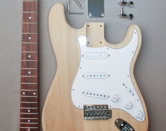 DIY "Silver" ST Style Electric Guitar Kit