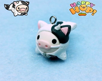 Cute Kawaii Lucky Charm - Happy Hop Friends - Sweet Sins Game - Little Miimo Cow