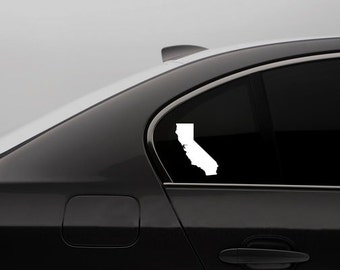 California Sticker Vinyl Decal - West Coast Car Decal CA State Outline Golden State Cali Decal California Decal