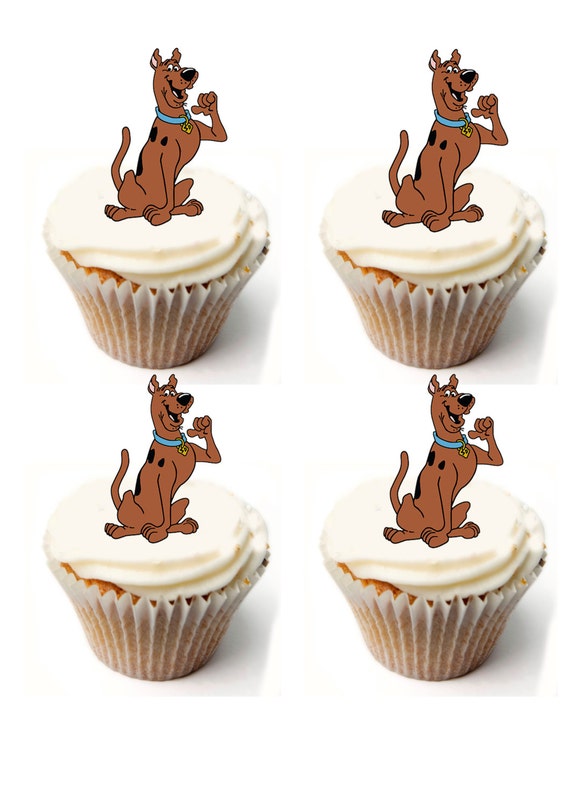 Scooby Doo Stand Up Cupcake toppers Pre di SimplyCakeToppers