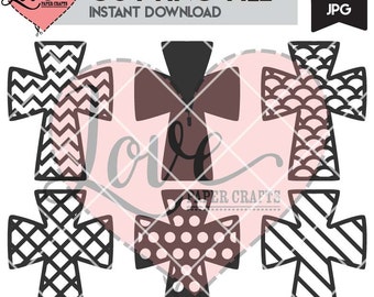 Cross SVG File Cutting Set | Cross SVG | Crosses | Christian Cross | SVG Cross | Cross Clip Art | Cross png | Christian Cross Cut File
