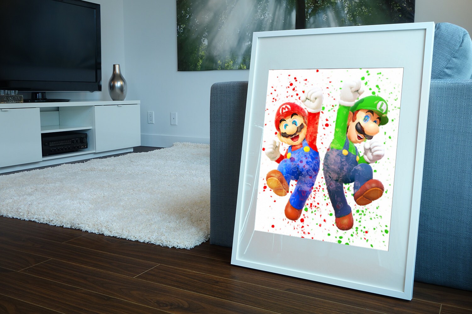 Super Mario Bros Poster Mario Bros Print Nintendo By AniPoster