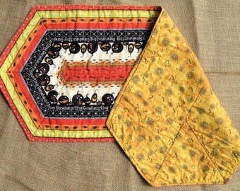 Halloween Table Runner - Gone Haunting by Clothworks Fabrics - 36" x 14.5"