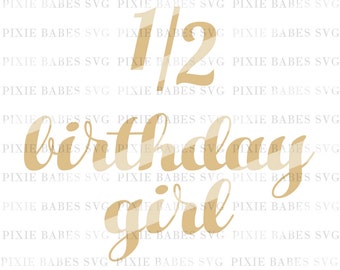 Download Half birthday svg | Etsy