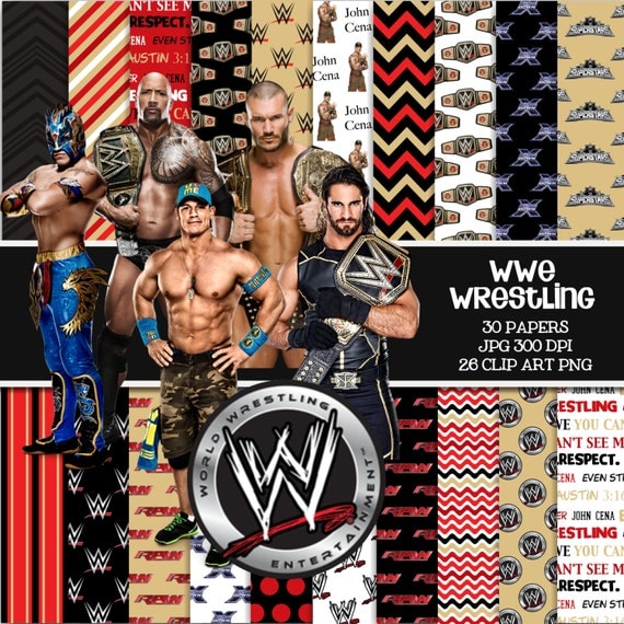 Wwe Christmas Wrapping Paper 