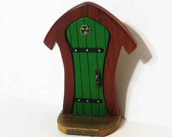 Irish Fairy Door Made Of Four Woods