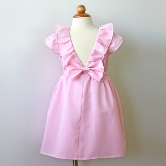 Light Pink Cotton Candy Dress for Toddler and Girl by AmandaArcher