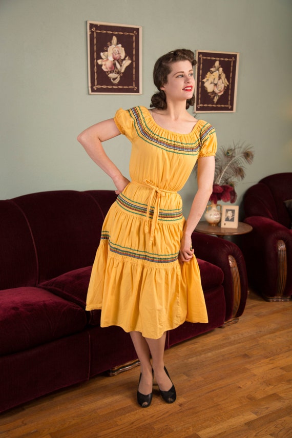 1950s patio dress