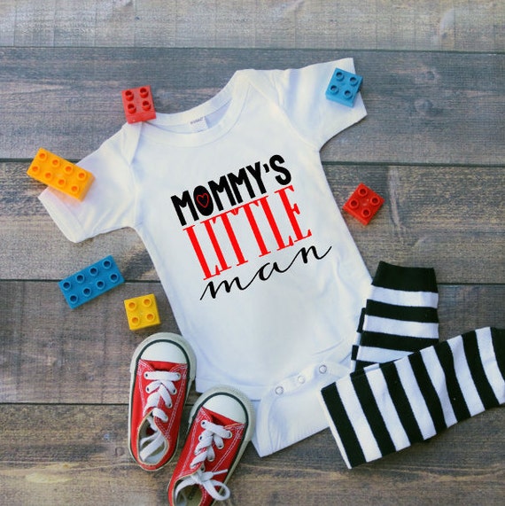 mommy's little man shirt