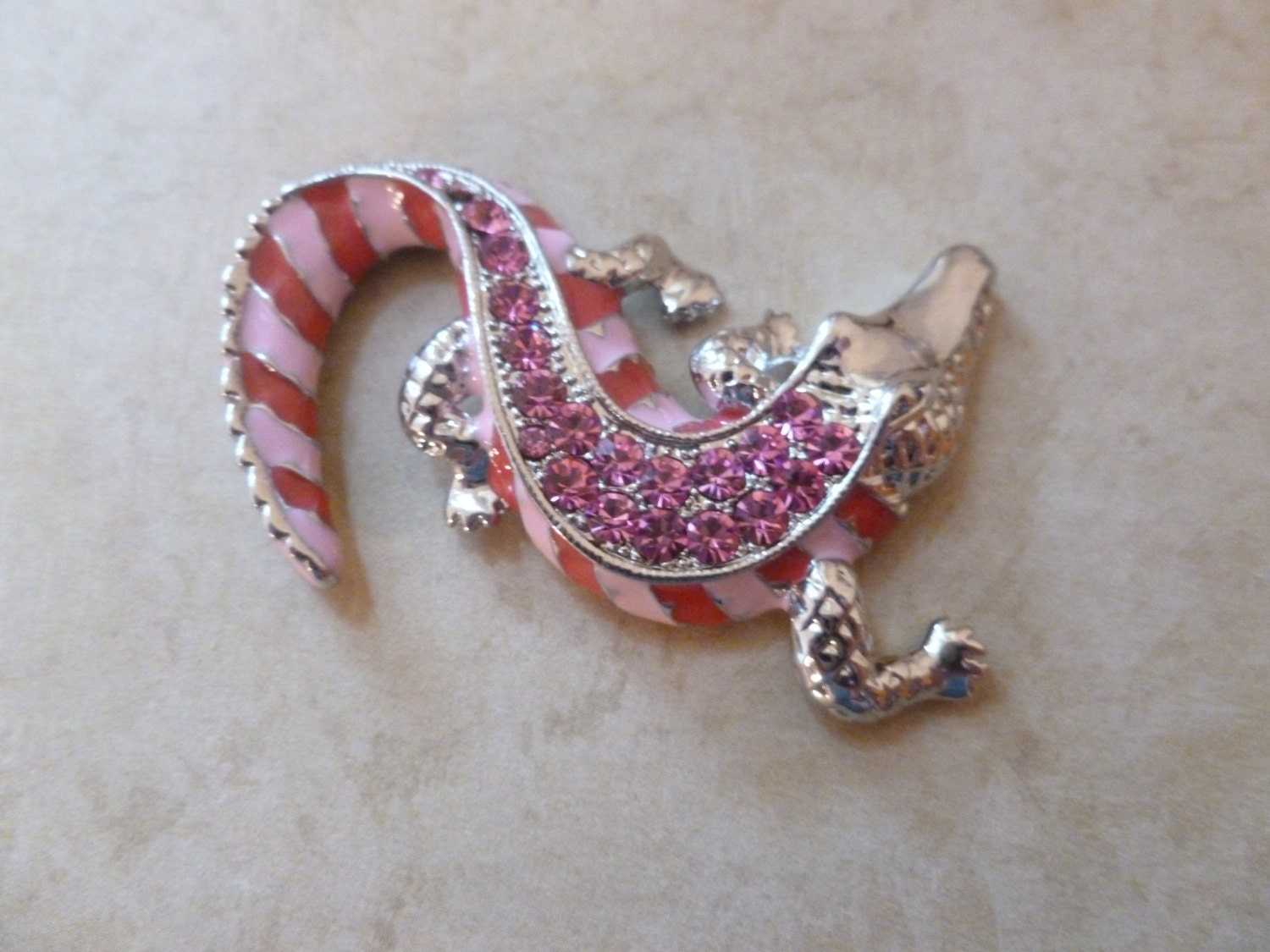 pink stuffed alligator