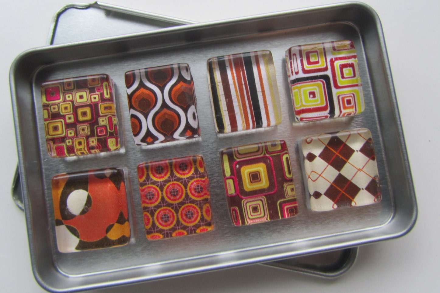 Fridge Retro Refrigerator Set of 8 by DLRjewelry