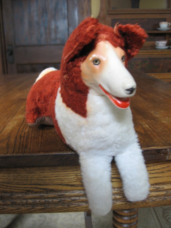 vintage lassie stuffed animal