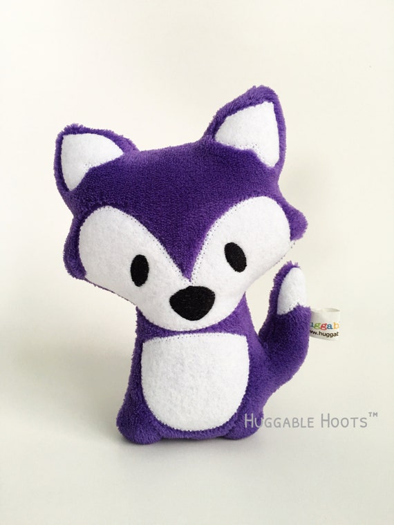 Stuffed Fox Purple Plush Fox Fox Toy Stuffed Animal