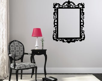 Picture Frame Wall Decals frame wall decal | etsy Picture Frame Wall Decals frame wall decal | etsy