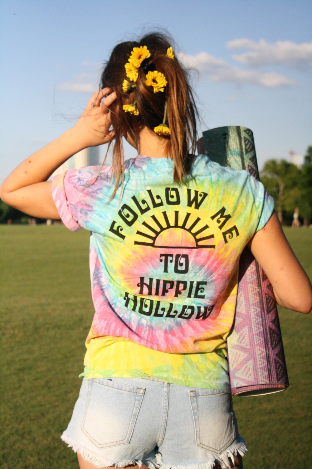 Tie Dye Shirt Large Hippie Top Hippie Clothes Tie By Bohocircus