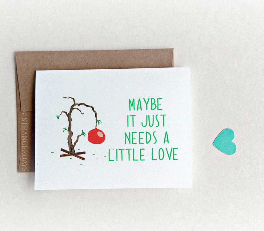 Christmas cards. Maybe it just needs a little love