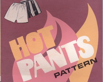 1970s Hot Pants Pattern Sew-Knit-N-Stretch 000 Sizes 8, 10, 12, 14