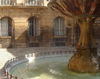 France Photography - La Fontaine d'Albertas - Aix-en-Provence - Provence - South of France - Fine Art Photography Print - Home Decor