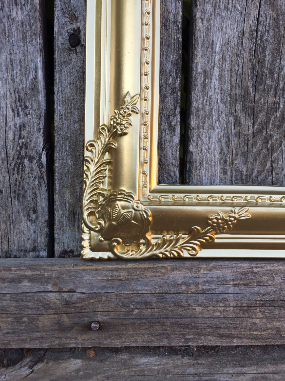 On SALE Gold Baroque picture frame 8x10 Wedding by ThePaintedLdy
