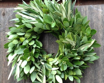 Fresh Bay Leaf Wreath