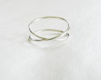 Minimalist Modern Rings Earrings by RossanaJewelryDesign on Etsy