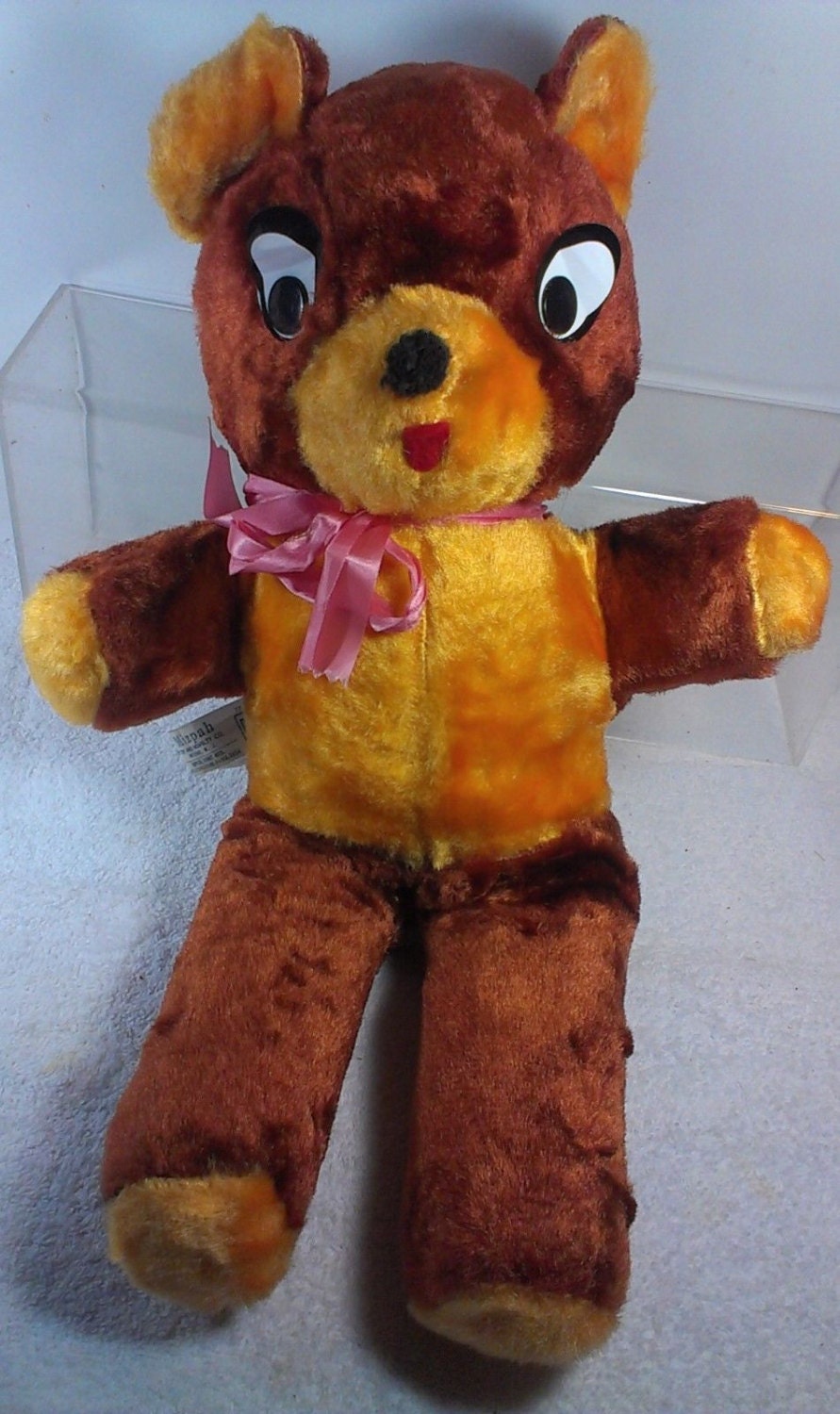 Mizpah Toy Novelty Teddy Bear Plush Rusty Brown Animal Vintage