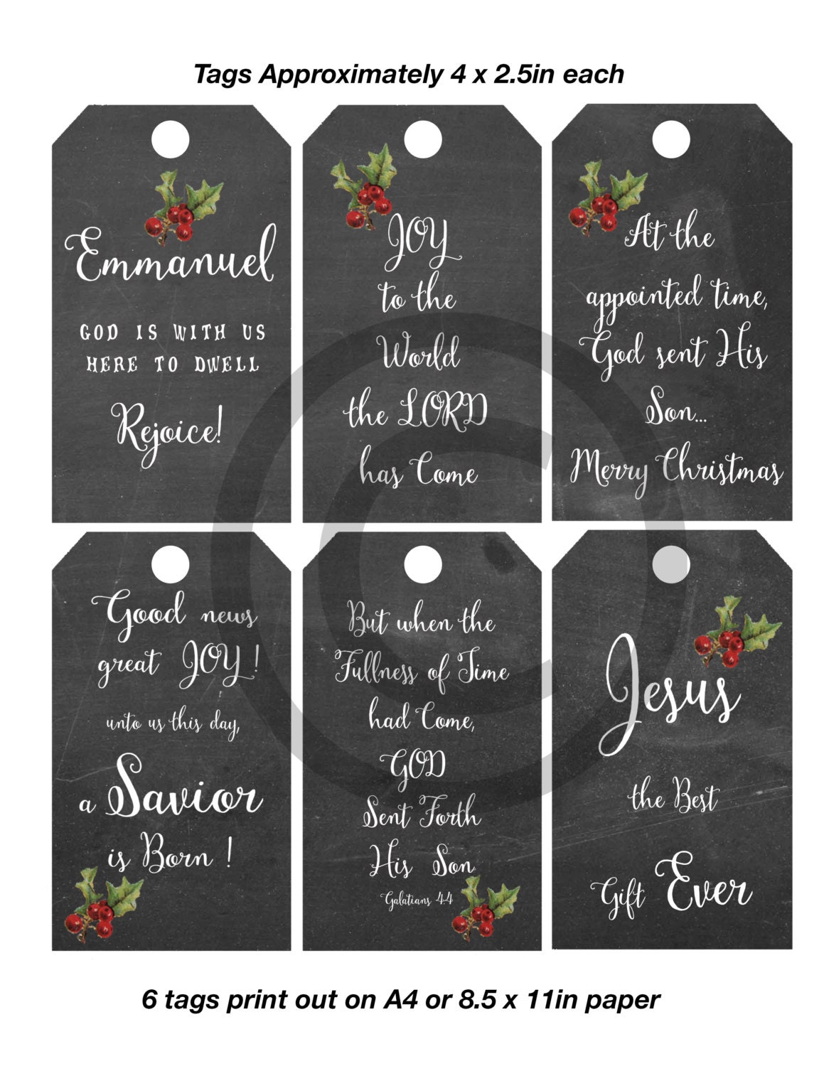 Christian Christmas Gift Tags Printable Free Printable Templates