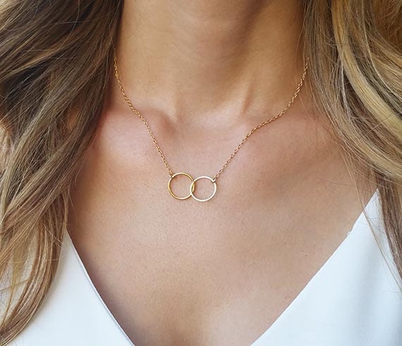 infinity best friend necklaces for 2