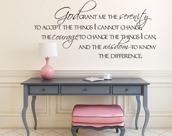 Serenity Prayer Wall Decor serenity prayer art | etsy Serenity Prayer Wall Decor serenity prayer art | etsy