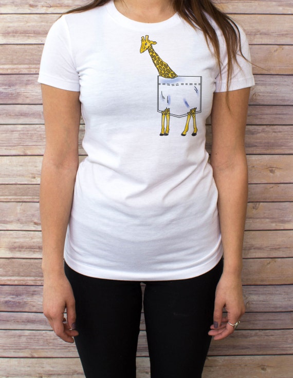 giraffe neck t shirt