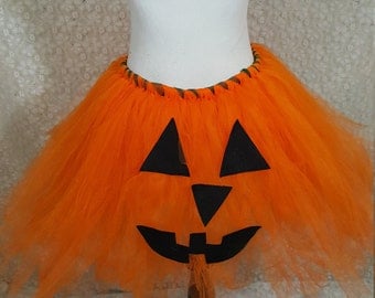 Jack-O-Lantern Tutu Set, ADULT Jack-O-Lantern Costume, Pumpkin Costume, Party Tutu, Halloween Costume, Teen/Adult Costume, Photo Prop