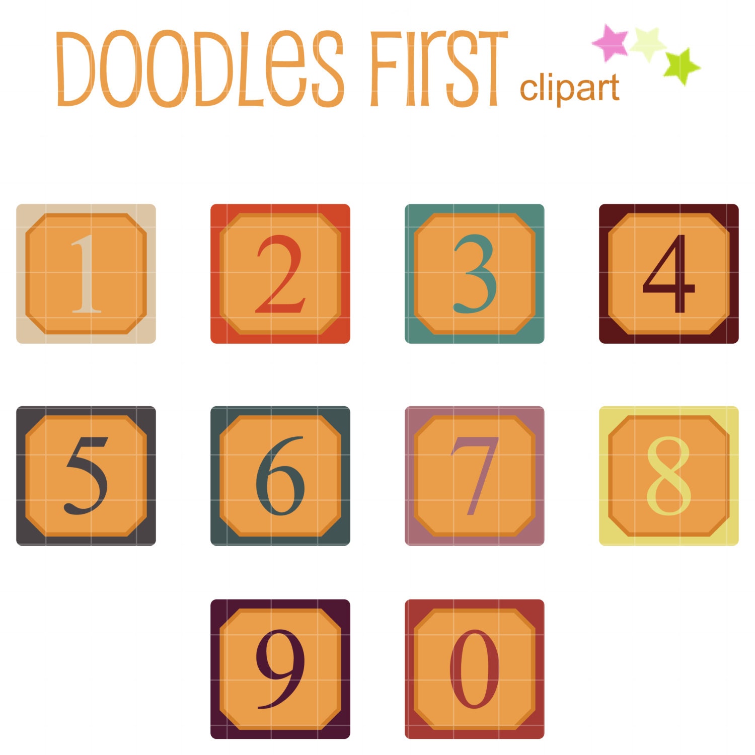 block numbers clipart - photo #8