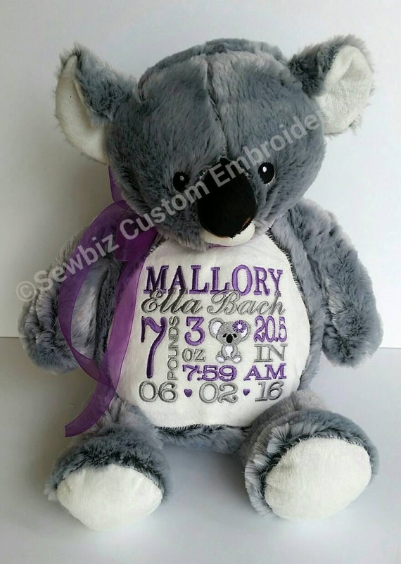 personalised koala bear