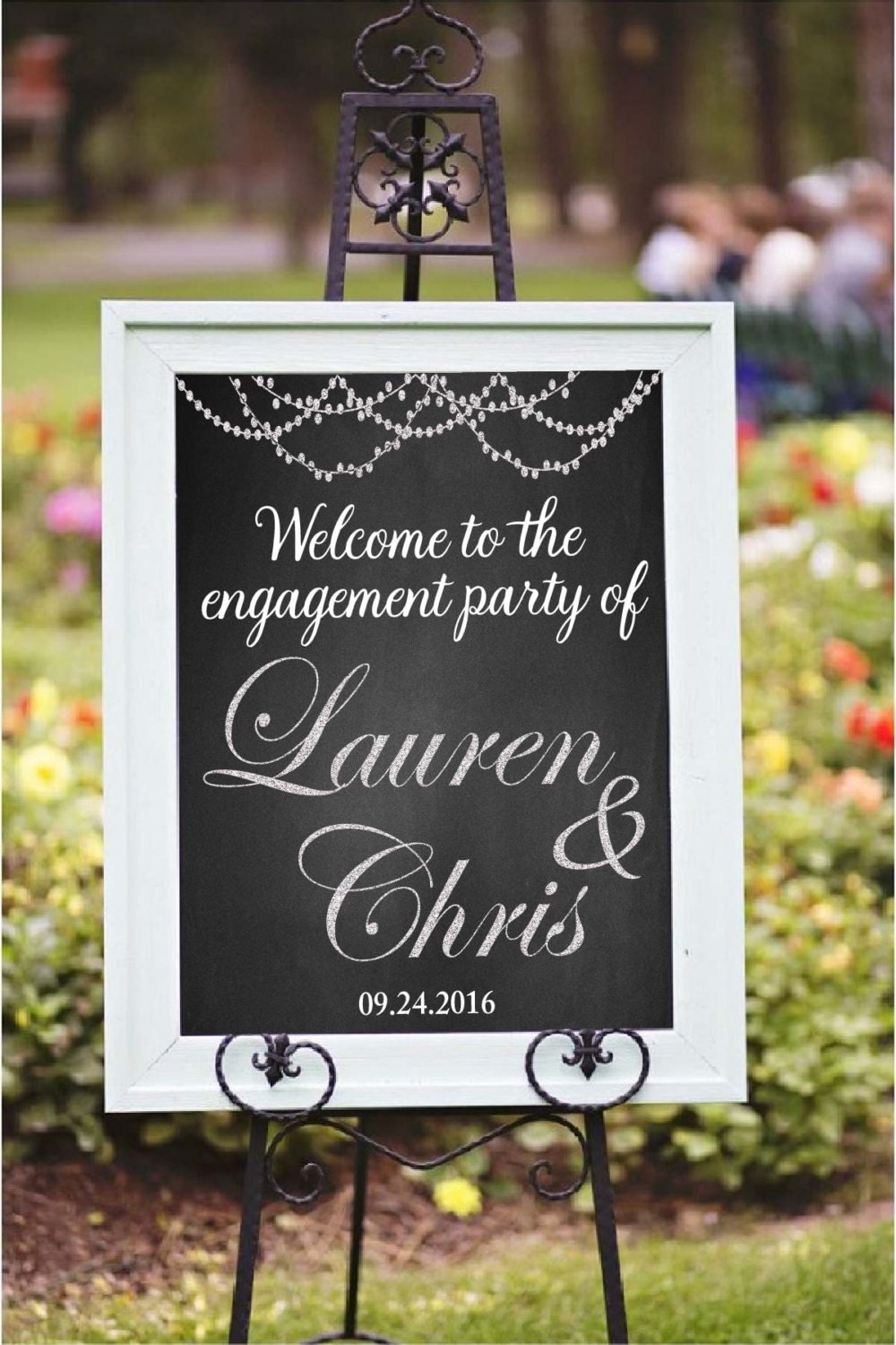 Printable engagement party sign DIY Printable Welcome to the