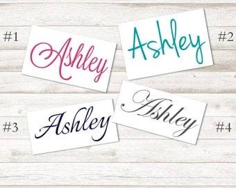 Personalized Stickers - Personalized Name Decal – Personalized Decal – Preppy Decal – Preppy Stickers – Personalized Gifts – D207